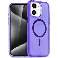 Zemira Joko Apple Iphone 12 Star Magsafe Kapak - Mor