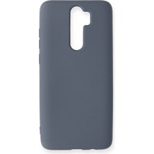 Zemira Newface Xiaomi Redmi Note 8 Pro Kılıf Nano Içi Kadife Silikon - Gri