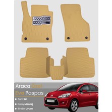Guerrino Citroen C3 (2009-2016) Uyumlu Eva Paspas Tam Set–araca Özel,su Geçirmez,hızlı ve Kolay Montaj