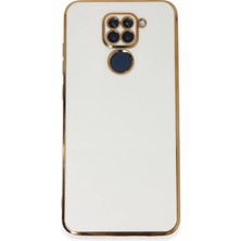 Zemira Newface Xiaomi Redmi Note 9 Kılıf Volet Silikon - Beyaz