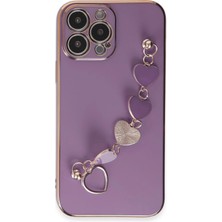 Zemira Newface Iphone 13 Pro Max Kılıf Esila Silikon - Mor