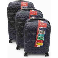 Polo Horse Küçük Orta ve Büyük Boy 3 Lü Set Valiz