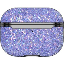 Zemira Onegif Airpods 2 (2.nesil) Bright Simli Airpods Kapak - Derin Mor