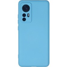 Zemira Newface Xiaomi Mi 12 Kılıf Nano Içi Kadife Silikon - Mavi