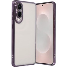 Zemira Newface Samsung Galaxy S25 Edge Razer Lensli Silikon - Mor