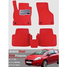Guerrino Fiat Punto Grande (2005-2018) Uyumlu Eva Paspas Tam Set–araca Özel,su Geçirmez,kolay Montaj