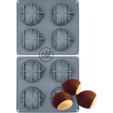 Cesil Silikon Kalıp Kestane 39X22 cm 8 Li