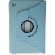 Zemira Newface Samsung Galaxy X200 Tab A8 10.5 Kılıf 360 Tablet Deri Kılıf - Turkuaz