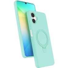 Zemira Newface Samsung Galaxy A06 Regal Magsafe Standlı Kapak - Su Yeşili