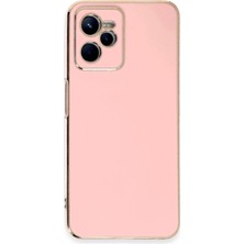Zemira Newface Realme C35 Kılıf Volet Silikon - Pembe