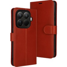 Zemira Newface Xiaomi Mi 15T Pro Trend S Plus Kapaklı Kılıf - Kırmızı