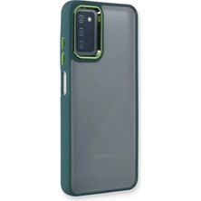 Zemira Newface Samsung Galaxy A03S Kılıf Dora Kapak - Haki Yeşil