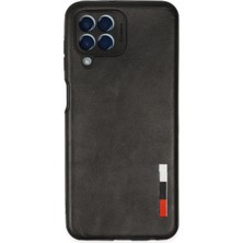 Zemira Newface Samsung Galaxy M33 Kılıf Loop Deri Silikon - Siyah