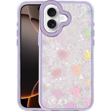 Zemira Newface Apple Iphone 16 Lumi Desenli Kapak - Mor
