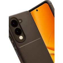 Zemira Newface Vivo Y29S Auto Focus Karbon Kapak - Kahverengi