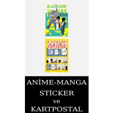 Athica Yayınları Katiller Tatilde 1-2 Manga Seti (2 Kitap) / Renkli / Anime-Manga Sticker ve Kartpostal Hediye