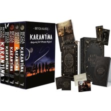 İndigo Kitap Karantina Serisi Seti-5 Kitap Takım- Ciltli Kutulu ve Katil Kalpler Şehri 1 Hediyeli Kutu