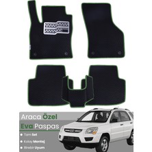 Guerrino Kia Sportage (2004-2010) Uyumlu Eva Paspas Tam Set–araca Özel,kolay Montaj,su Geçirmez