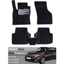 Guerrino Renault Megane 3 Station Wagon (2008-2016) Uyumlu Eva Paspas Tam Set–oto Paspas,araca Özel