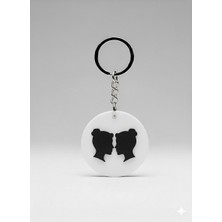 Tuba Toptaş Burç Anahtarlık - Ikizler Burcu