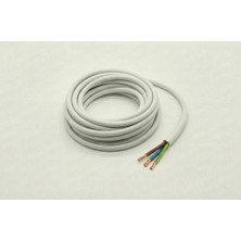 Genel 3x2.5 Tam Kesit Cca Ttr Elektrik Uzatma Kablosu 5 Metre Beyaz