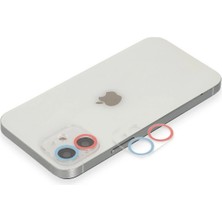 Tuba Toptaş Newface Iphone 11 Renkli Kamera Lens Koruma Cam - Pembe-Mavi