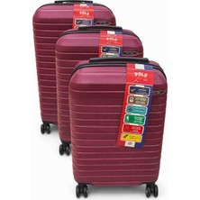 Polo Horse 004 Küçük Orta ve Büyük Boy 3 Lü Set Valiz