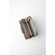 Cengiz Pakel Nova Orta Boy Kadın Cüzdan – 65316 - Haki/vizon