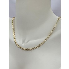 Luseda Xuping Işın Dokulu Halka Zincir 45 cm Gold Kolye