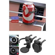 Privo Katlanabilir Araba Bardak ve Şişe Tutucu Araç Içi Pratik Içecek Tutacağı (1 Adet)