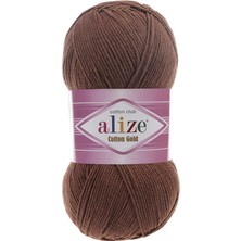 Alize Coton Gold (1 Adet) 493 Kahverengi Renk El Örgü Ipliği