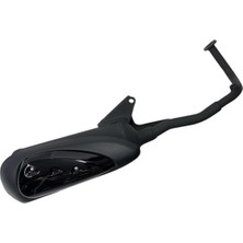 Motohane Falcon Turtle 50 Egzoz Siyah Komple
