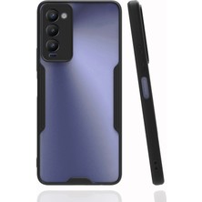 Tuba Toptaş Newface Tecno Camon 18 Kılıf Platin Silikon - Siyah