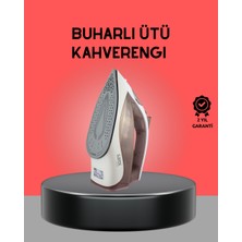 Tuba Toptaş Kahverengi Buharlı Ütü 2200W Sürekli Buhar 120 G Şok Buhar