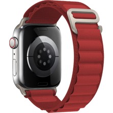 Tuba Toptaş Newface Apple Watch 38MM Mountain Kordon - Kırmızı