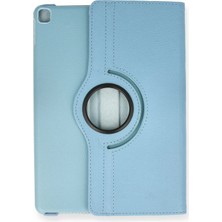 Tuba Toptaş Newface Ipad Pro 13 (2024) Kılıf 360 Tablet Deri Kılıf - Turkuaz