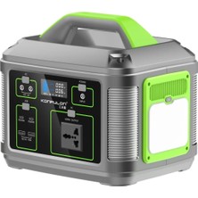Tuba Toptaş Konfulon CN05 Powerbank 600W 128.000 Mah Kamp Şarj 60W Pd - Siyah
