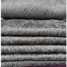 Moda Perde süngerli koltuk .çekyat örtüsü antrasit renk su yolu desen jakar desen