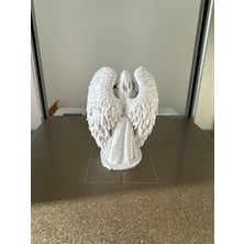 Garaj-İstanbul Kanatlı Mistik Figür | Huzur ve Zarafet Temalı Dekoratif Heykel | 3D Baskı Sanat Objesi