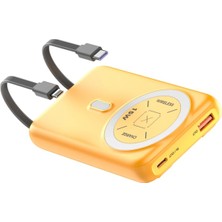 Tuba Toptaş Joko J39 10.000 Mah 20W Pd Dahili Kablolu Magsafe Powerbank - Turuncu