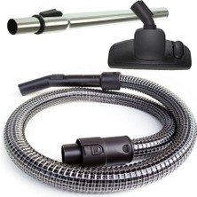 Süppürge Philips Ile Uyumlu Fc 9533 Powerpro Active Çelik Telli Hortumu Başlık Boru