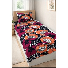 Home Pamuklu Nevresim Set Tek Kişilik Nevresim+Yastık Kılıfı