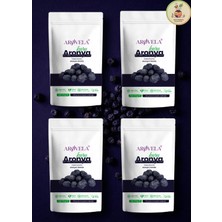 Arovela Arøvela - Jeotermal Kurutma Aronya Kurusu 100 G x 4 Adet / Geothermal Drying Aronia 100 G x 4 Packs