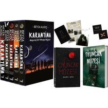İndigo Kitap Karantina Serisi Seti-5 Kitap Takım- Ciltli Kutulu ve Oyuncak Müzesi Özel Kutulu Set Ciltli