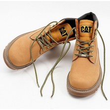 Mawrond 120 cm Extra Sağlam Yuvarlak, Fitilli Bağcık, Bot Bağcığı, (1 Çift, Sarı+Siyah( Çift Renkli))