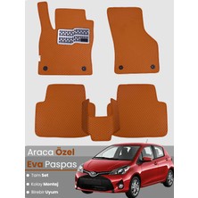 Guerrino Toyota Yaris (2013-2019) Uyumlu Eva Paspas Tam Set–oto Paspas,araca Özel,su Geçirmez