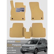 Guerrino Volkswagen Caddy (2021-2024) Uyumlu Eva Paspas Tam Set–oto Paspas,araca Özel,su Geçirmez