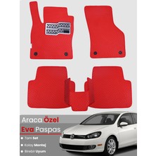 Guerrino Volkswagen Golf 6 (2009-2013) Uyumlu Eva Paspas Tam Set–oto Paspas,araca Özel,su Geçirmez