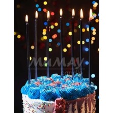 Mumay Mum Uzun Siyah 7 Li 20 cm