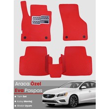 Guerrino Volvo S60- 2011-2018) Uyumlu Eva Paspas Tam Set–oto Paspas,araca Özel,tam Koruma,kolay Montaj